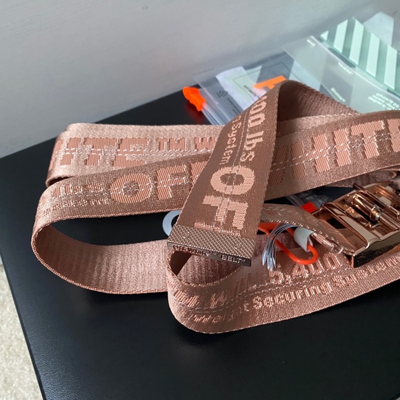 SOLD **OFF WHITE ROSE GOLD BELT** - Picture 8 of 11